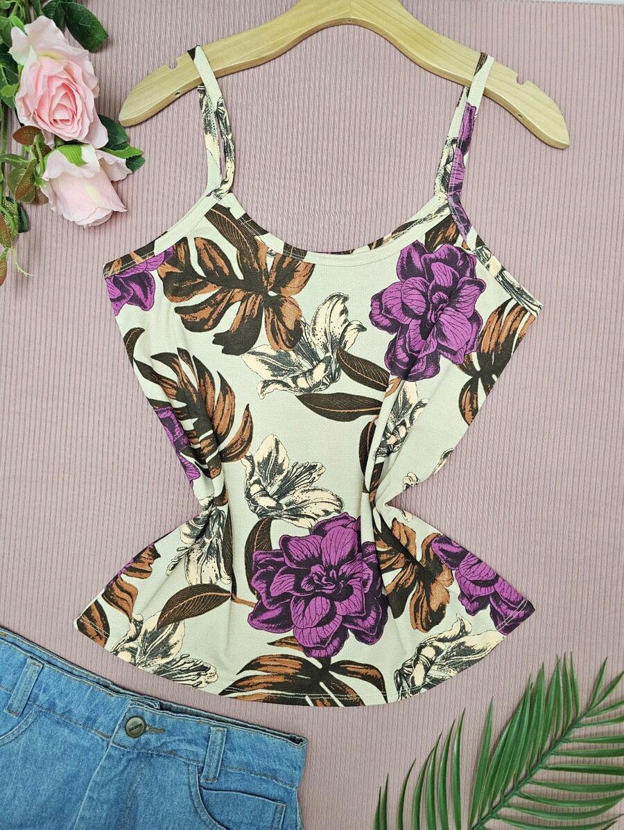 Women's Fashion Tank Top Plus Size G1 Stretches Well NEW Prints - 代碼2 - 查看 1
