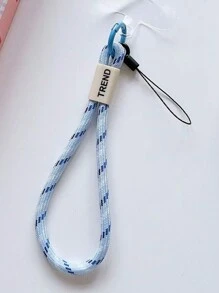 1 pièce Porte-cartes portable en nylon minimaliste et personnalisé avec un seul bouton, avec une petite boucle pour un cordon anti-perte pour téléphone. Compatible avec les clés, les cartes Galaxy. Cadeaux de suspension pour la mère, la famille, les amis, l'anniversaire, les vacances, un charm de téléphone, une chaîne de téléphone.