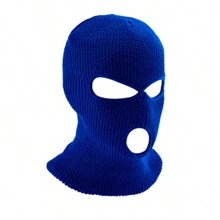 1 chiếc, Mặt nạ trùm đầu 3 lỗ toàn mặt Balaclava màu đen dành cho cả nam và nữ, Mặt nạ Balaclava đan cho các hoạt động ngoài trời, Luyện tập trượt tuyết đạp xe - màu đen - Xem 18