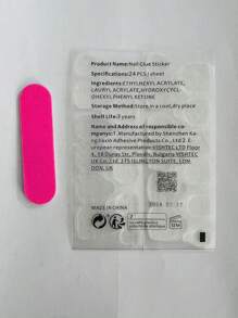 10 szt. ręcznie robionych akcesoriów do paznokci, w tym emaliowane bursztynowe elementy, ozdoby do paznokci francuskich, kwadratowe kryształy, paznokcie baletowe, samoprzylepne paznokcie, żelowe pilniki do paznokci, artykuły do paznokci - Wielokolorowe - Zobacz 4