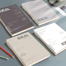 A5 Removable Notebook, Thick & High-Quality, 5-Ring Binder Back To School - one-size - View 3