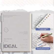 A5 Removable Notebook, Thick & High-Quality, 5-Ring Binder Back To School - one-size - View 6