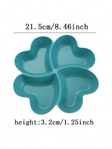 1pc/3pcs家用客厅隔层水果碗，婚礼便携式水果盘甜点托盘，户外派对干果盘商用塑料零食容器，多色可选圣诞礼物 - 彩色 - 查看 3