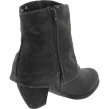 Women's Lace Detail Faux Zipper Pull On Layed Ankle Bootie - 灰色的 - 查看 6