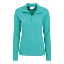 Mountain Warehouse Womens/Ladies Camber II Fleece Top (Teal) - 水鴨藍 - 查看 4