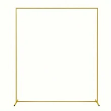 1set Party Balloon Accessories Decoration Supplies Wedding Props Gold Iron Rectangular Square Different Size 1.5M/2M Arch Frame Stage Background Decor Flower Stand Balloon Arch Frame - Gold - View 5