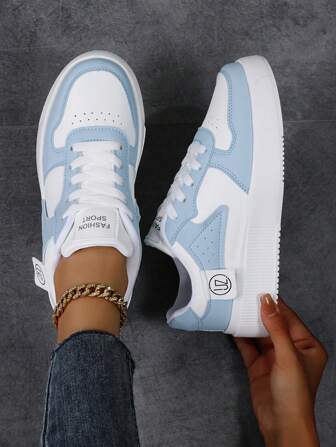Women's Casual Sneakers, Fashion Street Style Lightweight Skateboard Shoes