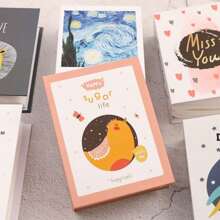 1 Pc 4R 100pcs Photo Album Memorial Book Cartoon Insert Recall Cute Good Time Child Gift Cute Cartoon Photo Albums - Multicolor - View 4