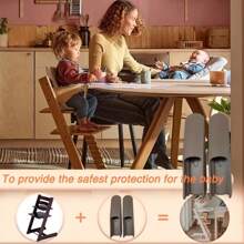 1 Pair Stokke Tripp Trapp High Chair Compatible Telescopic Scooter Set (Various Colours) - Mint Green - View 4