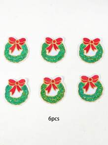 Nhãn dán sắt Giáng sinh, Cây thông Noel lấp lánh, Nhãn dán thêu, Bông tuyết sáng, Vòng hoa nai sừng tấm, Tất ông già Noel may trên quần áo, Nhãn dán, Quần jean, Mũ, Áo sơ mi, Áo len, Đồ trang trí - Nhiều màu - Xem 10