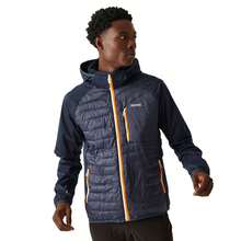 Regatta Mens Andreson Pro Hybrid Jacket (Navy/Persimmon) - Navy - View 4