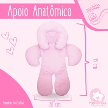 Anatomical Reducing Support For Comfort Baby And Stroller With Padding - 灰色的 - 查看 4