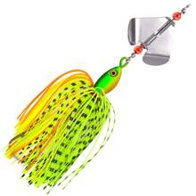 HENGJIA 1pc 13.5cm 20g Spinner Bait Fishing Lure Pinwheel Blade Chatter Bait Dancer Buzzbait 3/0 Fishing Hook For Bass Pike - Multicolor - View 13