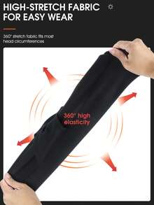 1 件 WEST BIKING 男女通用冬季保暖头饰，摩托车和自行车防风面罩，适合骑自行车、滑雪和骑行 - 彩色 - 查看 6