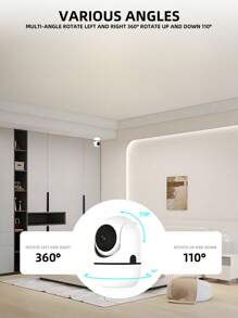 WJG 2MP 高清 1080P，双频 2.4G+5GWIFI 和 2.4GWIFI 可选配置室内外安防摄像机、PTZ 摄像机、智能室内外 PTZ IP 监控摄像机、无线 WIFI 摄像机、安防监控摄像机、IP 摄像机、PTZ 摄像机、智能室内外 PTZ IP 监控摄像机、家庭安防视频监控网络 PTZ 摄像机系统支持双向语音、2.4G/5G 网络系统双向 AUD、自动跟踪、报警和彩色夜视、泛光灯 - 白色 - 查看 5