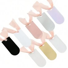 1pc/8pcs Blank Acrylic Bookmark Arched With Ribbon Label Handmade DIY Festival Gift Wedding Seat Hanging Sign Party Decoration - One Size - View 7