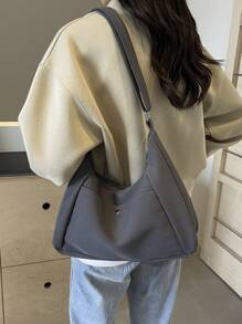 Canvas Tote Bag With Large Capacity For Women, Summer Crossbody Bag, 2024 New Casual & School Backpack