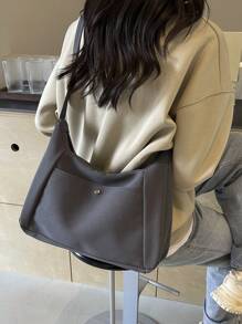 Canvas Tote Bag With Large Capacity For Women, Summer Crossbody Bag, 2024 New Casual & School Backpack