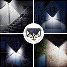 100 LED Solar Light With Sensor Waterproof Garden - Nhiều màu - Xem 2