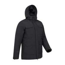 Mountain Warehouse Mens Concord Extreme Down Long Length Jacket (Black) - Black - View 4