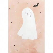 1pc Western Halloween Cowboy Ghost And Cowgirl Poster, Frameless Canvas Poster, Ideal Gift For Dormitory, Bedroom, Living Room, Corridor Halloween Decor Christmas Decoration Thanksgiving Wedding Home Decor Home Decor Fall Decor Autumn Decor Birthday Decorations For Gifts Party Supplies Indoor Holiday Festival Decor Wall Decor Halloween Ornaments