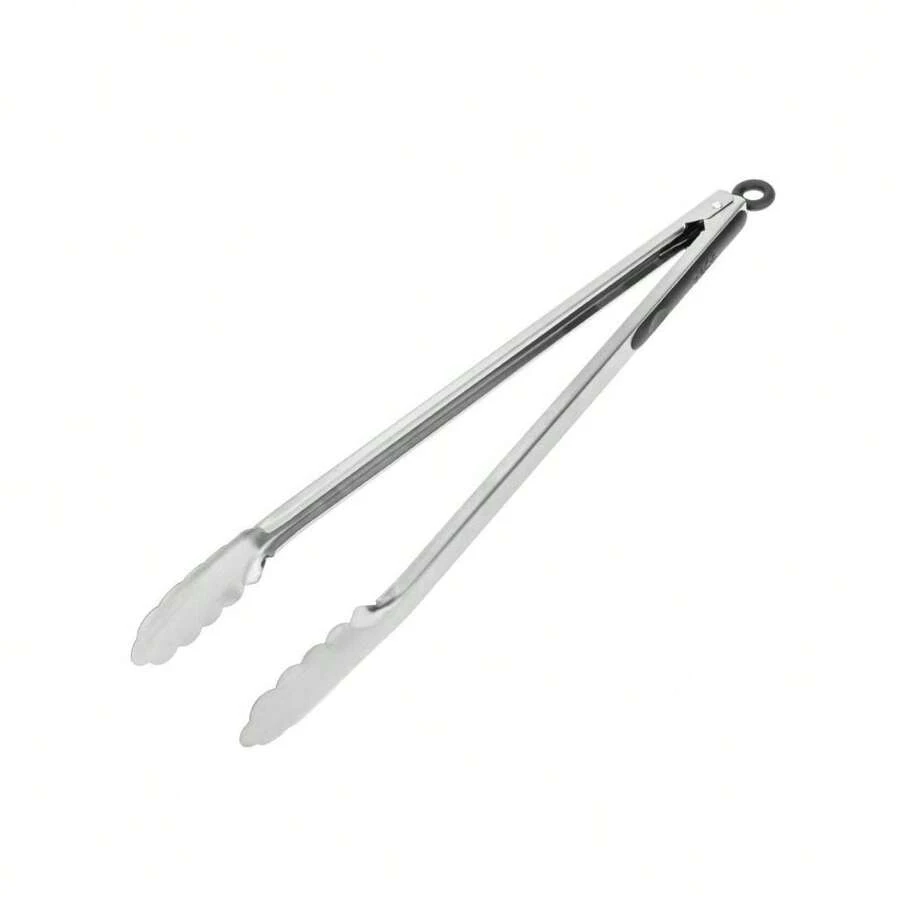 Stainless Steel Food Tongs Professional Barbecue Tongs 40cm - 黑色 - 查看 1