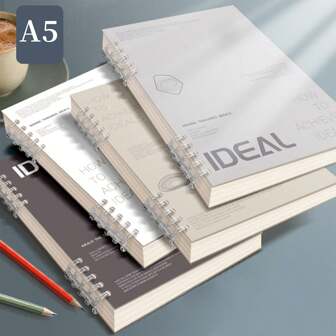 A5 Removable Notebook, Thick & High-Quality, 5-Ring Binder Back To School