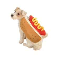 Disfraz de mascota estilo hamburguesa, disfraz de mascota divertido de perro caliente, disfraz de perro para Halloween