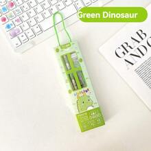 1 套文具 5 件/套，卡通宇航员设计，铅笔，尺子，卷笔刀，橡皮擦，学习用品礼物 - 彩色 - 查看 15