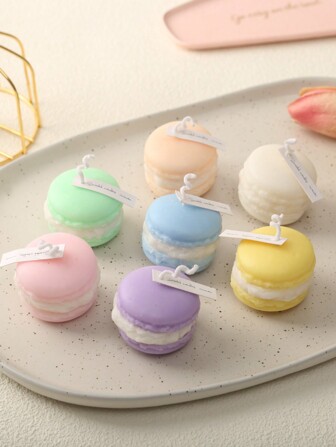 1/2/6pcs Set Macaron Color Scented Candles, Suitable For Home Decor, Party, Dining Table Decoration And Holiday Gifts