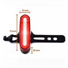 Rechargeable LED Bike Taillight (AQY-096) 02 UNITS - màu đen - Xem 4
