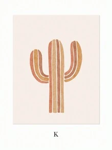 6 PCS Bohemian Canvas Print Alphabet Wall Art Painting Love Poster Rainbow Wall Picture Beige Canvas Painting Sunshine Art Poster Nursery Wall Decor Poster Kids Bedroom Wall Decoration No Frame