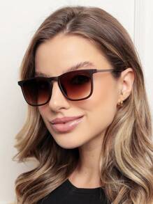 Women Fashion Glasses Casual, Suitable For Daily Wear - Brown - View 3