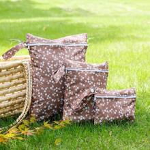 Set de 3 bolsas impermeables y lavables para guardar artículos mojados, ideales para la playa, la piscina o el gimnasio para trajes de baño y ropa mojada - Multicolor - Ver 1