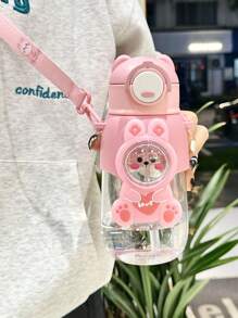 1 件装 600 毫升水杯 极具吸引力 防摔吸管杯 上学水壶、水瓶 - 水杯 - 查看 5