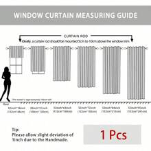 1 tấm rèm voan in họa tiết lá và hoa tự nhiên - Nhẹ, thoáng khí, làm dịu ánh sáng để trang trí nhà ở yên bình trong nhà ở, khách sạn, căn hộ - Nhiều màu 3 - Xem 2