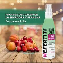 Termo Protector Azoree Speed Nefertiti - Protección Térmica Rápida para Cabello - Agua verde azul - Ver 6