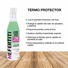 Termo Protector Azoree Speed Nefertiti - Protección Térmica Rápida para Cabello - Agua verde azul - Ver 3