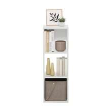 Pelli 3x1 Cubic Storage Cabinet, Espresso, Versatile Room Storage Furniture, Cube Shelf Organizer, Bedroom White Shelves, Tabletop Book Shelf, And Etagere For Room Organization - White - View 6