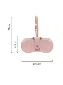Leather Glasses Case, Anti-Scratch, Anti-Pressure Sunglasses Protective Case, Pouch Glasses Case Holder Organizer Storage Eyeglass Case Protective Case Glasses Bag Sunglasses Pouch For Travel Vacation Cruise Summer Holiday Travelling Bag Travel Stuff Essentials For College Dorm Home School Hotal Travel Kit
