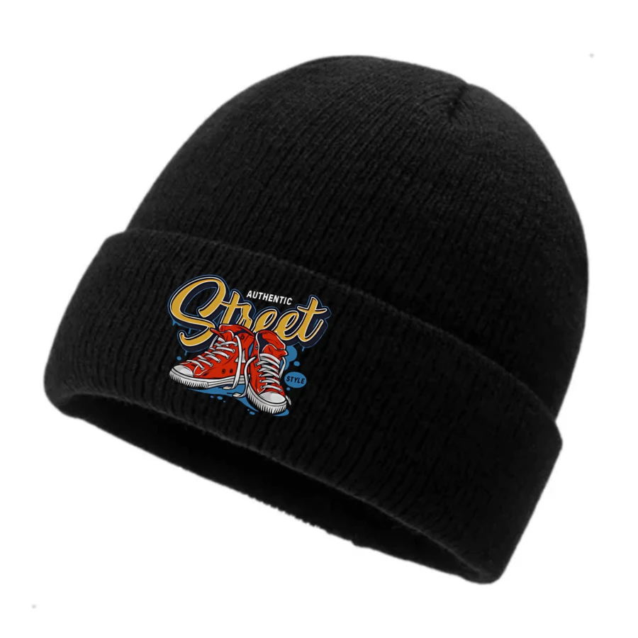 Unisex Adult Customized Fabric Beanie Cap - 4 - Xem 1