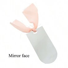 1pc/8pcs Blank Acrylic Bookmark Arched With Ribbon Label Handmade DIY Festival Gift Wedding Seat Hanging Sign Party Decoration - One Size - View 26