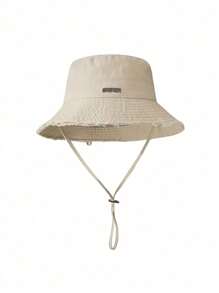 1 pezzo Cappello da pescatore da donna con coulisse sul bordo, in tessuto morbido, antivento, alla moda, adatto per uso quotidiano, pendolarismo, viaggi, vacanze e regalo di Ognissanti