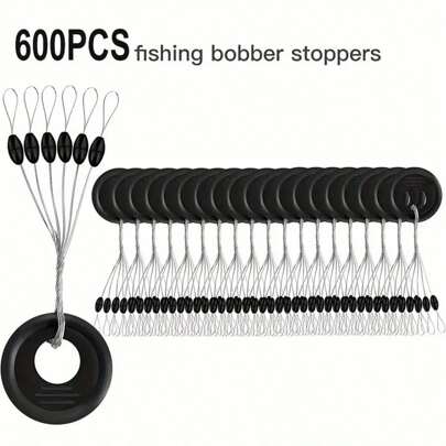 600pcs Fishing Lures Spacer Beads, Silicone Spacer Beads For Fishing Line, Fishing Accessories