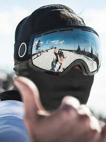 1pc Unisex Balaclava Ski Mask, Summer UV Protection Shiesty Mask, Lightweight Motorcycle Skiing Mask - Black - View 2