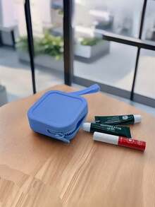 1 túi đựng đồ bằng silicon màu Macaron có khóa kéo - Chống nước, Nhẹ, Chống phai màu - Hoàn hảo để đựng son môi, tai nghe và chìa khóa với túi khóa kéo không lótHộp đựng đồ trang sức, Hộp đựng đồ trang sức, Hộp đựng đồ trang sức cho phụ nữ và trẻ em gái, Giá đựng đồ trang sức, Lý tưởng để đựng hoa tai, vòng cổ, nhẫn và phụ kiện cưới trong lễ Halloween; Cũng thích hợp để trang trí nhà cửa và quà tặng phù dâu - Nhiều màu - Xem 4