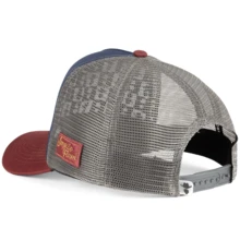 Simprão Caipira Country Men's Trucker Cap With Mesh Back Adjustment - Xanh đỏ - Xem 6