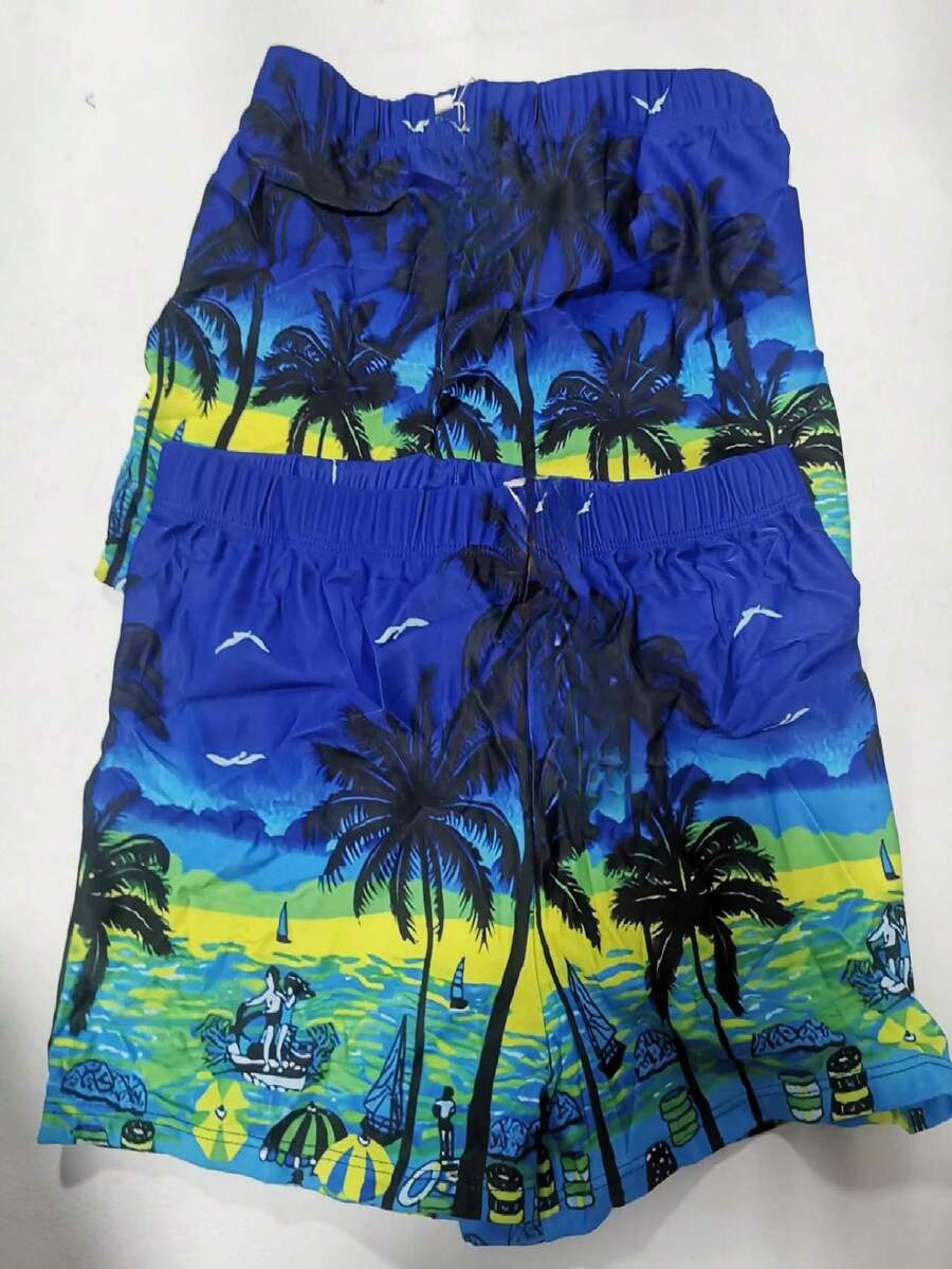 YOUTH Men's Swimming Trunks Beachwear - 彩色 - 查看 1