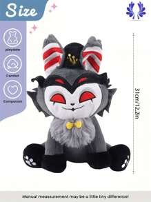 Giocattolo di peluche soffice con personaggio a cartone animato, 31cm/12.2in, peluche di gatto anime, regali creativi per bambini per feste di compleanno, decorazione domestica per ragazze, decorazione natalizia