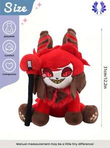 Giocattolo di peluche soffice con personaggio a cartone animato, 31cm/12.2in, peluche di gatto anime, regali creativi per bambini per feste di compleanno, decorazione domestica per ragazze, decorazione natalizia